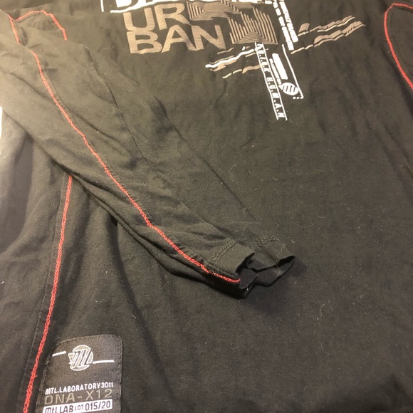 MTL.Lab Ling Sleeve Men’s Tee T-Shirt XL - Picture 6 of 8